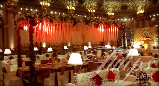 Grand Walima Stage Decoration Setup Planner in Lahore Pakistan 10