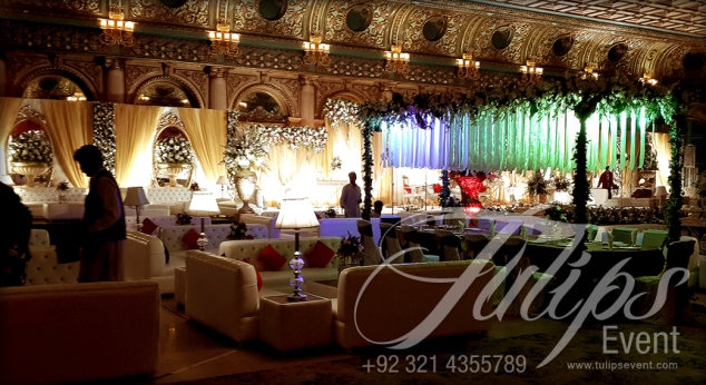 Grand Walima Stage Decoration Setup Planner in Lahore Pakistan 23
